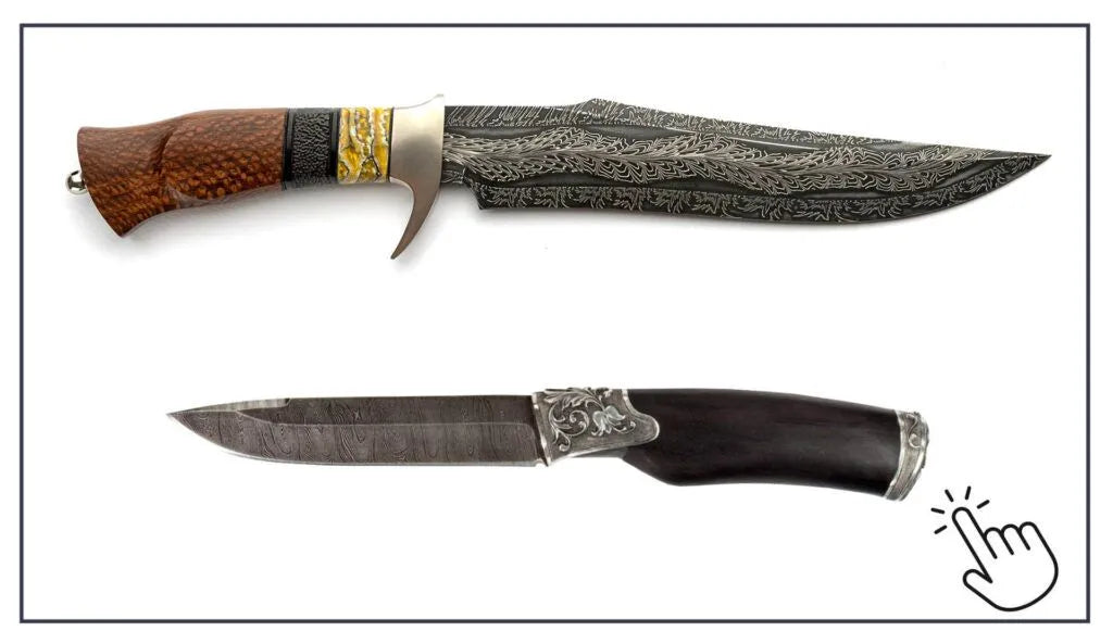 How much is a Damascus knife worth?