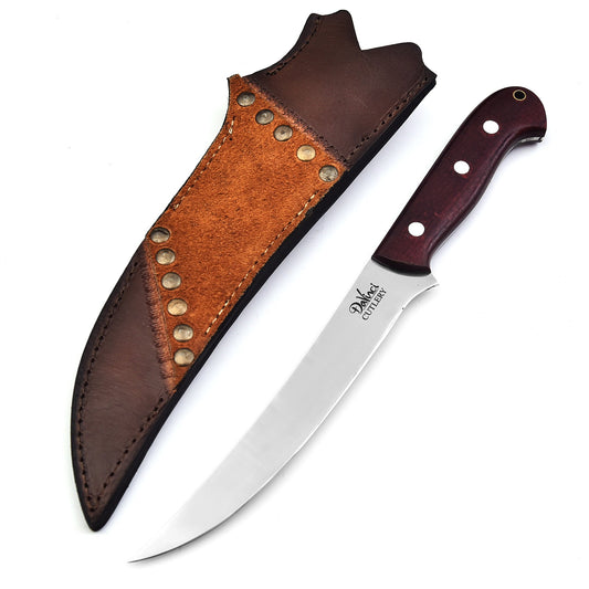 The simplicity Fillet Knife - Beautiful Simple handle & Leather Sheath