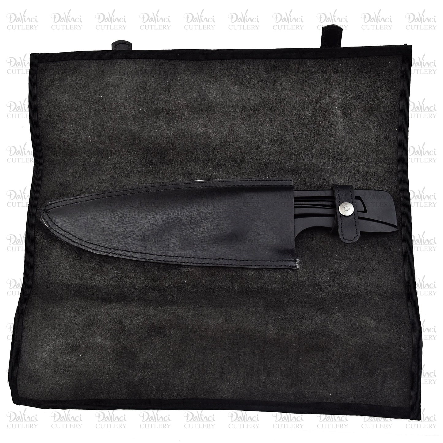 The Black Deglon Meeting Set - Beautiful handle & Leather Sheath