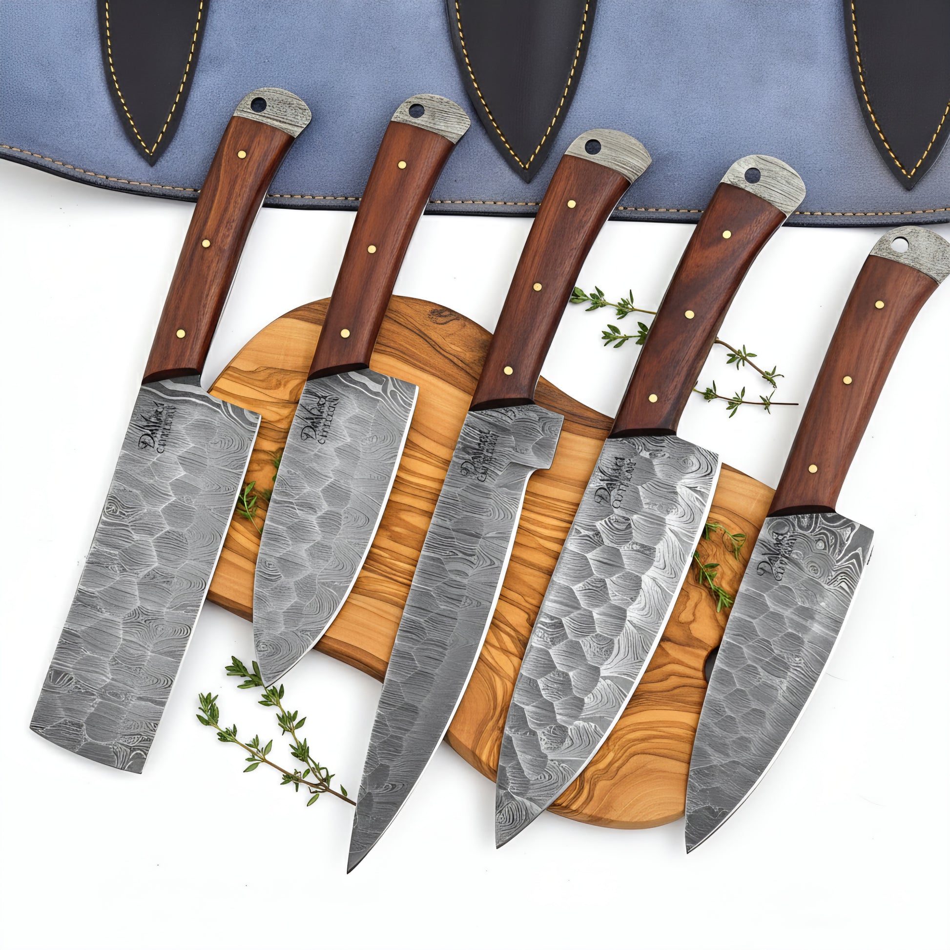 damascus chef set