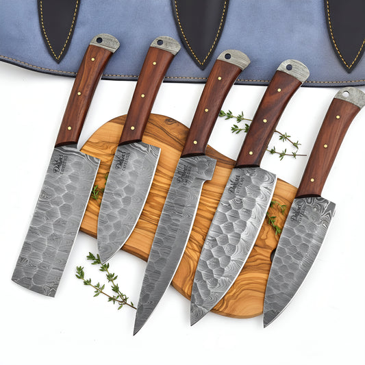 damascus chef set