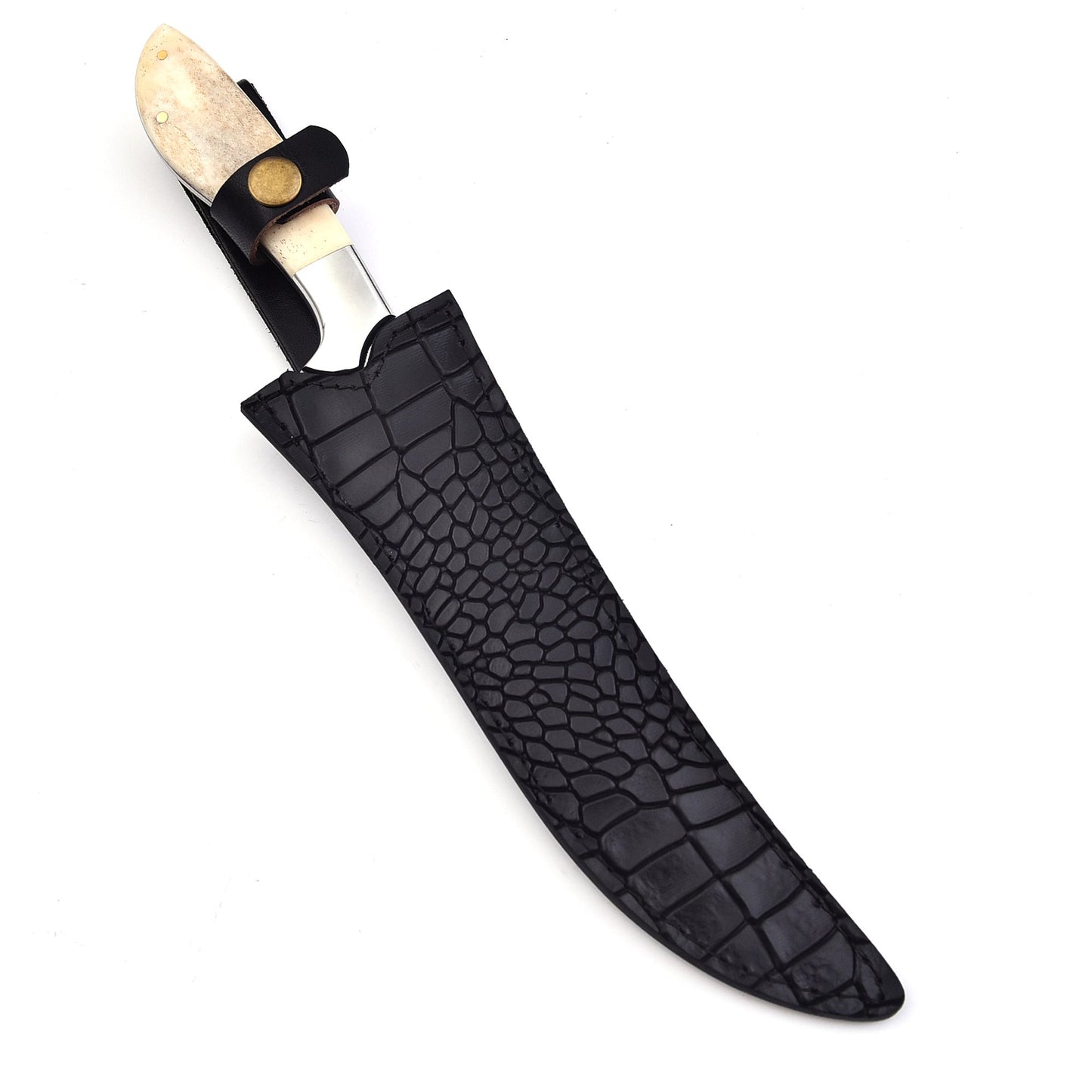 The Camel Fillet Knife - Beautiful Camel handle & Leather Sheath